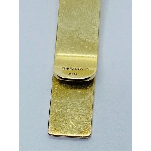 Tiffany & Co Money Clip 14K 2.55" Long 4mm Wide - Picture 5 of 9